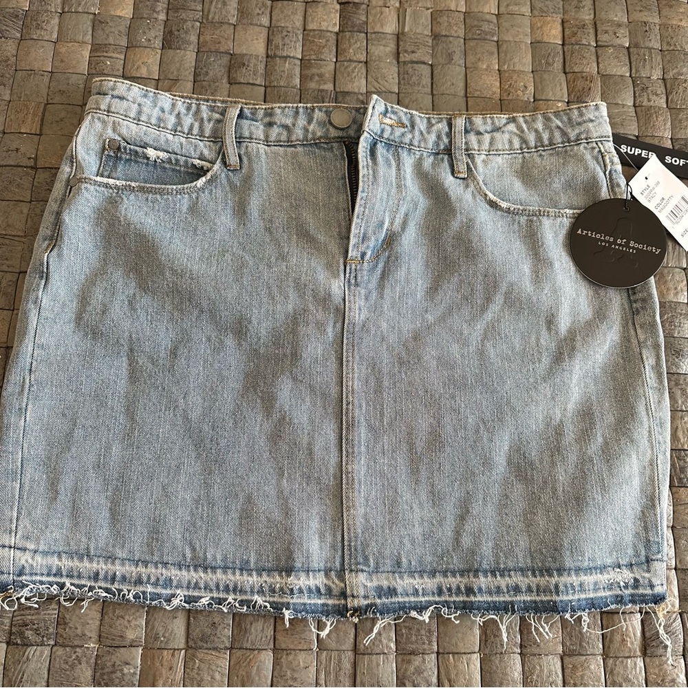 NEW! Articles of Society Denim Mini Skirt - Jean skirt NWT Size 30